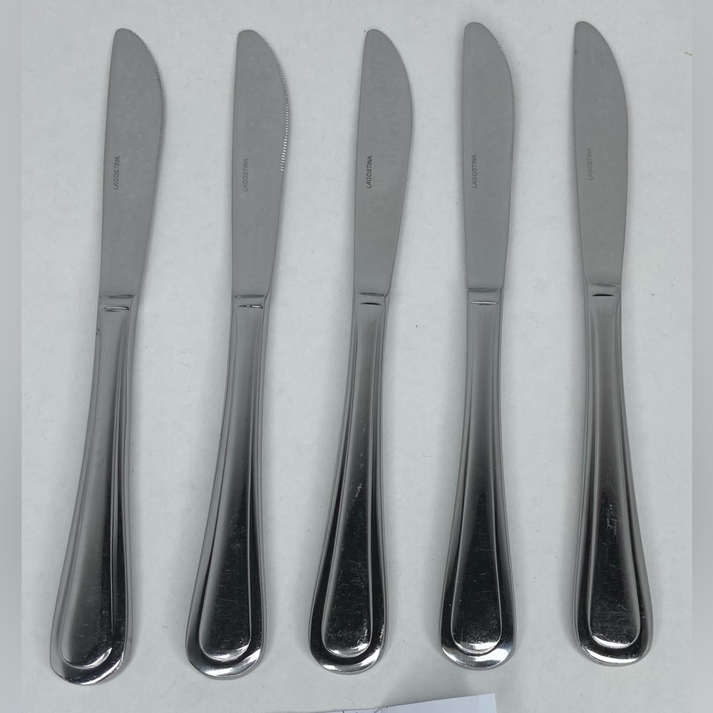 Lagostina Marina Pattern Stainless Steel Knives-5